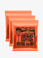 Струны для электрогитары Ernie Ball, 3215 Nickel Wound Slinky Top Heavy Bottom Pack 3 - купить в "Гитарном Клубе"