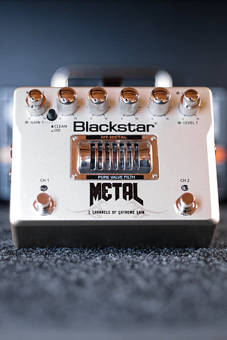 Гитарная педаль BLACKSTAR HT-METAL, Distortion - купить в "Гитарном Клубе"