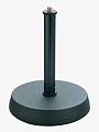 Микрофонная стойка K&M 23200-300-55 настольная с круглым основанием, чёрная - купить в "Гитарном Клубе"