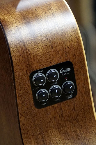 Трансакустический звукосниматель Guitto GGP-02 - купить в "Гитарном Клубе"