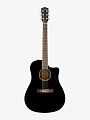 Электроакустическая гитара Fender CD-60SCE Dread Black WN - купить в "Гитарном Клубе"