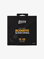 Струны для акустической гитары Acoustic Union AUAS1253 Coated Phosphor Bronze, 12-53 - купить в "Гитарном Клубе"