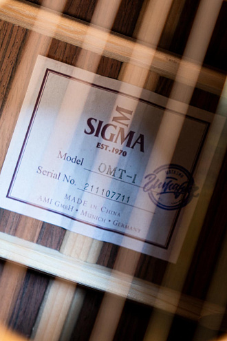 Акустическая гитара Sigma OMT-1 - купить в "Гитарном Клубе"