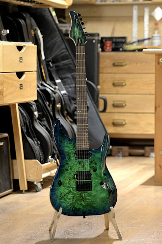 Электрогитара Schecter C-6 Pro Aqua Burst - купить в "Гитарном Клубе"