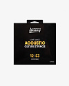 Струны для акустической гитары Acoustic Union AUAS1253 Coated Phosphor Bronze, 12-53 - купить в "Гитарном Клубе"