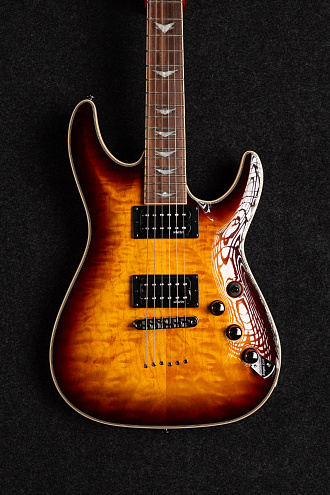 Электрогитара Schecter Omen Extreme-6 Vintage Sunburst - купить в "Гитарном Клубе"