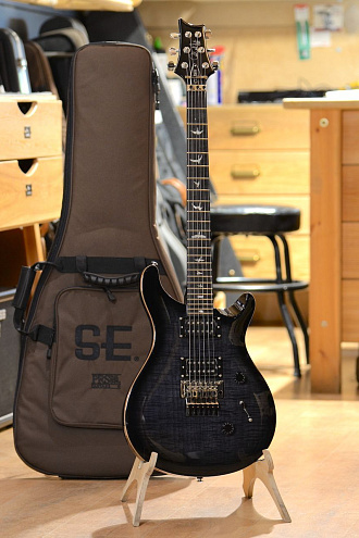 Электрогитара PRS SE CUSTOM 24 FLOYD CHARCOAL BURST - купить в "Гитарном Клубе"