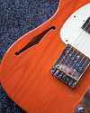 Электрогитара G&L Tribute ASAT Classic Bluesboy Semi-Hollow Clear Orange MP - купить в "Гитарном Клубе"