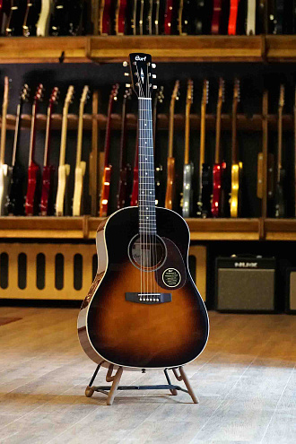 Электроакустическая гитара Cort Earth 100SSF-SB - купить в "Гитарном Клубе"