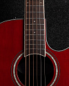Электроакустическая гитара Ovation CS24-RR Celebrity Standard Mid Cutaway Ruby Red - купить в "Гитарном Клубе"