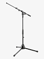 Микрофонная стойка K&M 25900-300-55 "журавль", низкая, чёрная, 425-645 мм - купить в "Гитарном Клубе"
