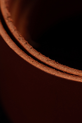 Ремень для гитары Acoustic Union Leather Classic 75, Ginger - купить в "Гитарном Клубе"