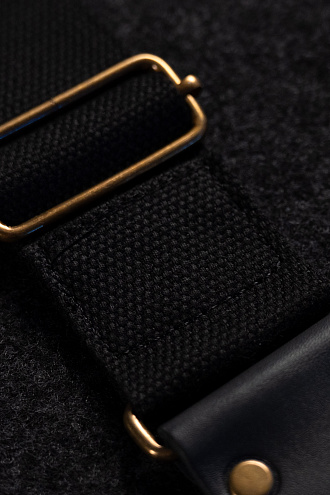 Ремень для гитары Acoustic Union Classic, Black - купить в "Гитарном Клубе"