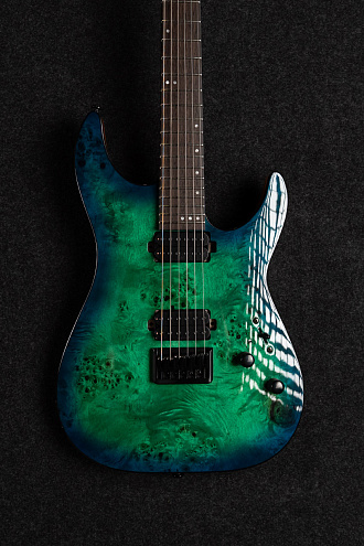 Электрогитара Schecter C-6 Pro Aqua Burst - купить в "Гитарном Клубе"