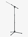 Микрофонная стойка K&M 21080-300-55 "журавль", телескопическая стрела, чёрная, 925-1630 мм - купить в "Гитарном Клубе"
