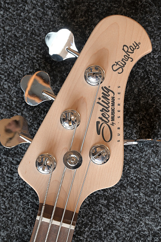 Бас-гитара Sterling StingRay ST-RAY4-TBLS, Trans Blue Satin  - купить в "Гитарном Клубе"