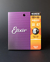Струны для акустической гитары Elixir Nanoweb 16002, 10-47 - купить в "Гитарном Клубе"