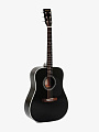 Акустическая гитара Sigma DM-1ST-BK+ - купить в "Гитарном Клубе"