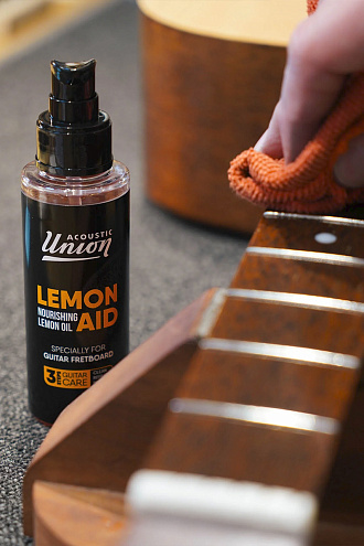 Лимонное масло Acoustic Union Lemon Aid, 100мл.  - купить в "Гитарном Клубе"