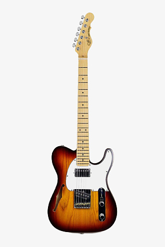 Электрогитара G&L ASAT Classic Bluesboy Semi-Hollow 3-Tone Sunburst MP - купить в "Гитарном Клубе"