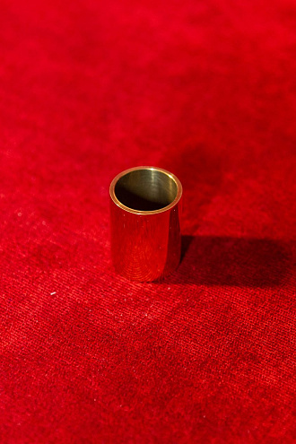 Слайд Dunlop 223 Brass Slide Medium Knuckle - купить в "Гитарном Клубе"